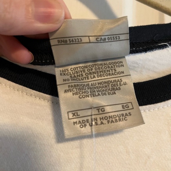 Nike Short Sleeve Navy, White & Yellow Athletic Department “4” Jersey T-Shirt - Picture 7 of 8